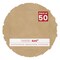 Beige Suede 4x4 Inch Uncut Mat Board - Blank Sheets, No Opening
